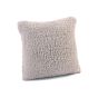 Wearable Grey Teddy Fleece Blanket with Heated Front Pocket