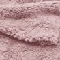 Teddy Fleece Pink Duvet Cover Set