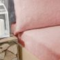 Cosy Pink Fleece Fitted Sheet