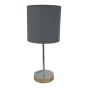 Piper Grey Touch Lamp With USB
