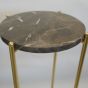 Marble & Gold Plant Table