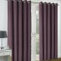 Zurich Plum 90x90 Ready Made Blackout Eyelet Curtains