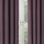 Zurich Plum 90x90 Ready Made Blackout Eyelet Curtains