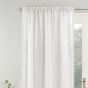 Pom Pom White Voile Panel