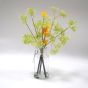 Yellow Pom Poms in Vase 