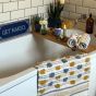 Pom Pom Mustard Bath Mat