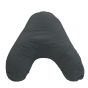 Percale Charcoal V Shaped Pillowcase