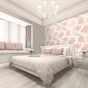 Amara Floral Rose Metallic Wallpaper