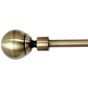 13/16mm Ball Antique Brass Curtain Pole