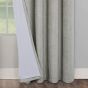 Belgravia Silver Blackout Ready Made Eyelet Curtains