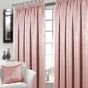 Neptune Lined Pink Pencil Pleat Curtains