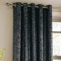 Orion Navy Thermal Ready Made Eyelet Curtains