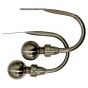 16/19mm Ball Stainless Steel Hold Back Pair