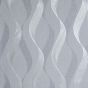 Luxe Ribbon Charcoal & Silver Wallpaper Roll