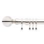 16/19mm Stainless Steel Ball Extendable Curtain Pole