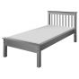 Siene Grey Wooden Bed Frame