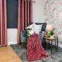 Nova Blush Ready Made Eyelet Curtains