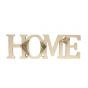 Home Wooden Cream Sign