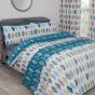 Savannah Ochre & Teal Bedspread