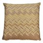 Ombre Chevron Mustard Filled Cushion