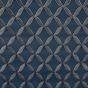 Fabric Touch Geometric Navy Wallpaper