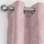 Orion Pink Blackout Ready Made Eyelet Curtains