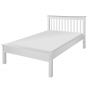 Siene White Wooden Bed Frame