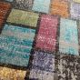 Capella Patchwork Green Rug