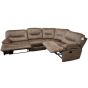 Ascari Brown Corner Recliner Sofa