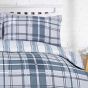 Hamish Navy Cotton Rich Duvet Set