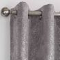 Orion Grey Blackout Ready Made Eyelet Curtains