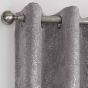 Orion Grey Blackout Ready Made Eyelet Curtains