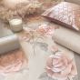 Amara Floral Rose Metallic Wallpaper