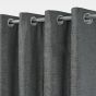 Belgravia Charcoal Blackout Ready Made Eyelet Curtains