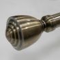 25/28mm Lesina Antique Brass Extendable Eyelet Pole