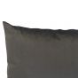 Plain Velvet Grey Filled Cushion