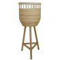 Natural Wicker Plant Stand