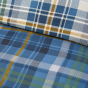 Regalia Blue Check Duvet Cover & Fitted Sheet Set