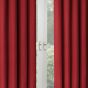 Zurich Red 90x90 Ready Made Blackout Eyelet Curtains