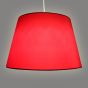Faux Satin Red Shade