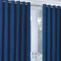 Riga 90" x 90" Navy Ready Made Eyelet Curtains