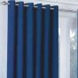 Riga 90" x 90" Navy Ready Made Eyelet Curtains