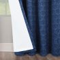 Rimini Navy Blackout Ready Made Eyelet Curtains