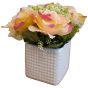 Pink Roses in a Vase