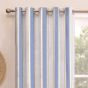Rowan Blue Ready Made Eyelet Curtains