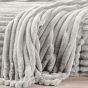 Rupert Grey Fur Cord Throw 150x200cm