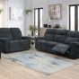 Sandhurst Dark Grey 3 Seater Sofa