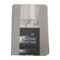 Shower Curtain Waffle Grey Lined