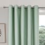 Serene Green Blackout Ready Made Eyelet Curtains