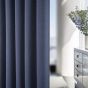 Serene Navy Ready Made Eyelet Curtains